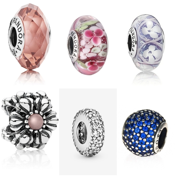 Pandora Silver Blue Pave Lights Charm w Crystals Holiday 2012 DEADSTOCK - Picture 9 of 10